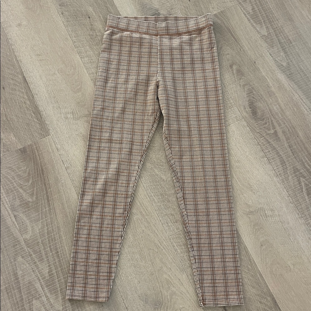 American Eagle plaid leggings, womens size M